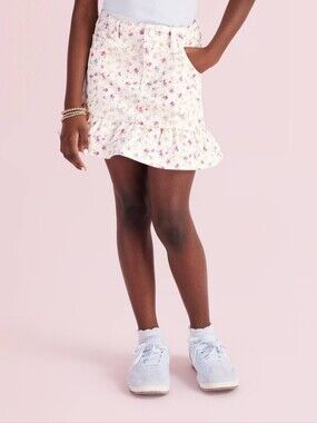 Girls' Olivia Sunrise Patchwork Ruffle Hem Denim Skirt - LoveShackFancy x Target